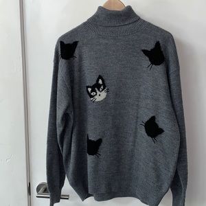 Japanese Max the cat turtleneck sweater.